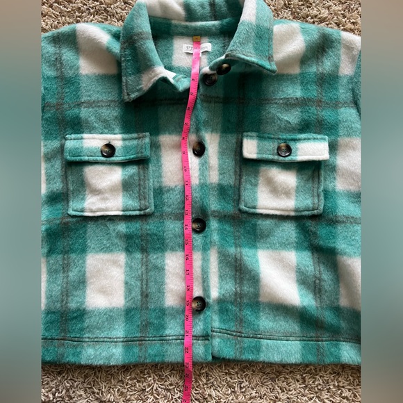 PJ Salvage Green Plaid Jacket - Picture 14 of 14